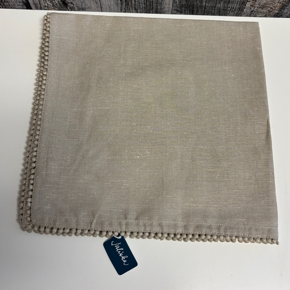 Juliska Berry Trim Napkin in Flax Set of 4